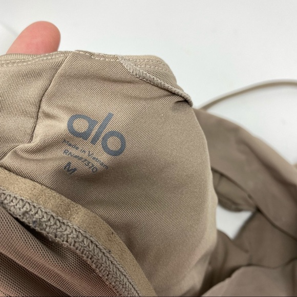 Alo Tan Strappy Bra Medium - Picture 4 of 5